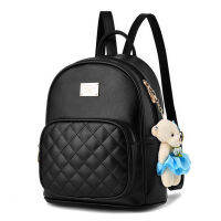 Fashion Women Small Backpack Girls Backpacks Black Backpacks Female Fashion Girls Bags Ladies Black Backpack Leather school bag