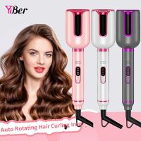 Auto Hair Curling Irons Electric Automatic Ceramic 1 Inch Hair Curler Rotating Curls Waves Anti-Tangle Curling Waver Large Slot