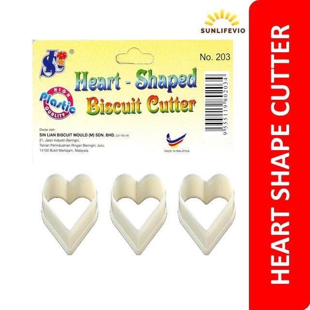 SL 203 HEART SHAPED BISCUIT CUTTER BISCUIT CUTTER Lazada