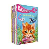 Purrmaids cat fish 9 fantasy stories childrens primary chapters Bridge Book 6-9 years old English extracurricular reading materials English original imported books