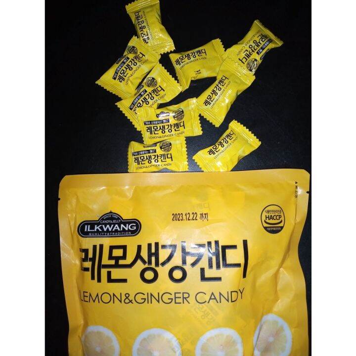 ILKWANG Korean Lemon Ginger Candy 1 pack 250g Lazada PH