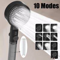VILOYI 10 Spray Modes Filtered Shower High-Pressure Handheld Showerhead Saving Resistance Nozzle