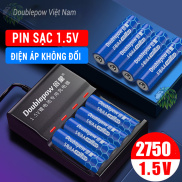 Bộ Sạc Pin 1.5V AA AAA Doublepow Cao Cấp L152 - Pin Sạc Micro Không Dây