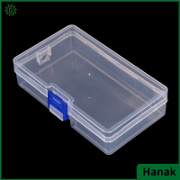 Hanak กล่องเก็บของพลาสติกใสกล่องเก็บชิ้นส่วนอะไหล่สำหรับใส่เครื่องประดับหัตถกรรม