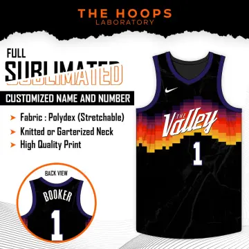 THE VALLEY PHOENIX SUNS PURPLE WHITE FULL SUBLIMATION HG CONCEPT JERSEY