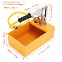 ปั๊มทดสอบไฮดรอลิก2.5Mpa ทองเหลืองปั๊มทดสอบแรงดันด้วยมือสำหรับบ้าน