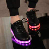 Led Slippers USB illuminated krasovki luminous sneakers glowing kids shoes children with light Sole sneakers for girls&amp;boys