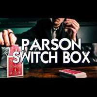 Parson Switch (สีแดง) โดย Davey Rockit Card Magia Magician Close Up Street Illusions Gimmicks Mentalism Magic Tricks Props