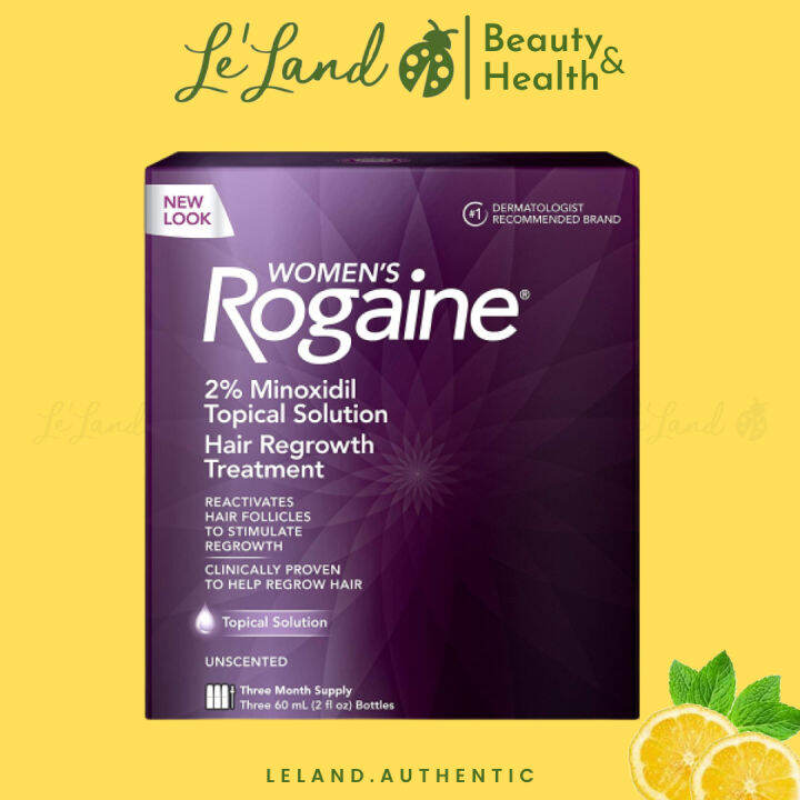 Leland - Rogaine giúp mọc tóc cho nữ Rogaine 2% minoxidil hair regrowth treatment 60ml của Mỹ Leland - Rogaine giúp mọc tóc cho nữ Rogaine 2% minoxidil hair regrowth treatment 60ml của Mỹ