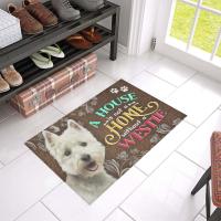 CLOOCL Pet Dog Westie Welcome Mats for Front Door 3D Doormat Absorbent Non-slip Mat Bathroom Home Decor Doormat Drop Shipping