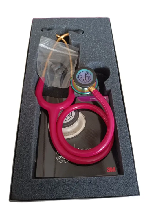 3M Littmann Stethoscope Classic III Raspberry Rainbow Finish Limited