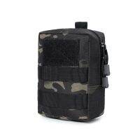 [COD] Outdoor tactical camouflage mobile phone pocket multi-functional riding debris storage bag portable molle