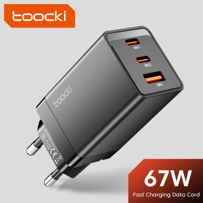 Tookci 67W GaN USB C ที่ชาร์จ Charge4.0อย่างรวดเร็ว QC3.0 USB PD ชนิด C ชาร์จ USB เร็วสำหรับ 14 13 Xioami Smasung แล็ปท็อป83006