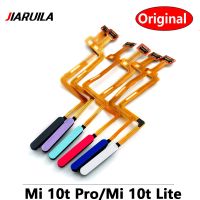 ต้นฉบับสําหรับ Xiaomi Mi 10T Lite / Mi 10t Pro / Mi 11 Lite 5G Home Power Button ลายนิ้วมือ Touch Id Sensor เชื่อมต่อ Flex Cable