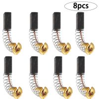 8Pcs 6*10*15mm Motor Carbon Brush CB103 Replacement Parts For Electric Hammer Drill Angle Grinders Motors Power Tools Accessory Rotary Tool Parts Acce