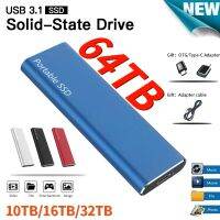 ฮาร์ดไดร์ฟพกพาสะดวกหน่วยความจำภายนอก SSD 1TB ความเร็วสูง USB3.1พื้นที่จัดเก็บโซลิดสเตทไดรฟ์เคลื่อนที่ใช้ได้กับ Mac Latop/desktop