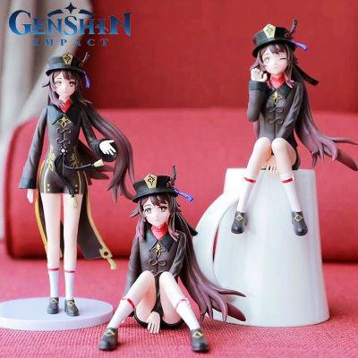 เกม Genshin Impact Hutao ตัวเลขอะนิเมะ Hu Tao Action Figurines Collection Pvc รุ่น Kawaii ตุ๊กตาสาวรูปปั้นเด็กของเล่น Gift