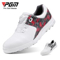 PGM Men Golf Shoes Knob Shoelaces Anti-side Slip Waterproof Mens Sports Shoes Sneakers XZ296