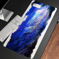 XXL Clouds Large Office Computer Desk Mat Table Keyboard Mouse Pad Laptop Cushion Desk Mat Lock Gaming Gamer Edge Mousepad