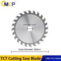 TCT แผ่นตัดคาร์ไบด์ดีลเปิดแล้วสำหรับมินิม้านั่งเลื่อยวงเดือนใบเลื่อยวงเดือน CMCP ใบเลื่อยไม้100X12.7X2Mm 24ฟัน