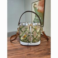 2023 new Tory BURCH Embroidered Diagonal Portable Bucket Bag