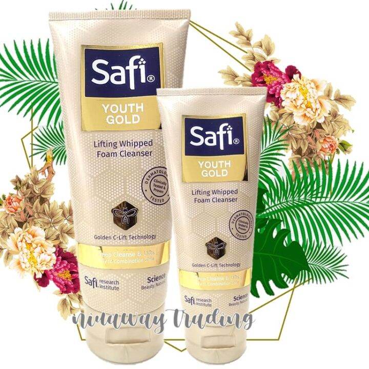 Pencuci Muka SAFI Youth Gold – Untuk Anti-Penuaan Dengan Bajet