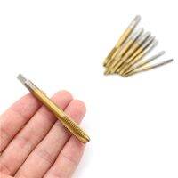 2021 HSS Titanium Machine Right Hand Tap Drill 3 Flute M2 M2.5 M3 M3.5 M4 M5 M6 M8 Spiral Point Thread Plug Handle Taps Die Set