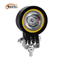 Okeen แท่งทำงาน Led 2นิ้ว12V 24V สำหรับรถยนต์4x ไฟตัดหมอก4รถจักรยานยนต์ออฟโรดรถแทรกเตอร์ไฟขับรถสปอตไลท์สีขาว