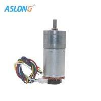 JGA25-370-Encoder กล่องเกียร์ขนาดเส้นผ่าศูนย์กลาง6/12/24V 25Mm,เอาต์พุต2เฟสเอาต์พุต11พัลส์/เทิร์นเครื่องเข้ารหัสขนาดเล็กมอเตอร์เกียร์