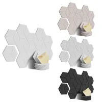 12 PACK Acoustic Foam,Self-Adhesive Sound Proof Panels,for Sound Insulation &amp;Acoustic Treatment