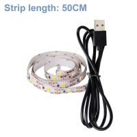 【⊕Good quality⊕】 li62292595258181 แถบ Usb ไฟทีวี Led 5V ยืดหยุ่นได้ไฟ Led กลางคืนหลอดไฟ Led คอมพิวเตอร์ไฟริบบิ้นตู้เสื้อผ้าแสงไฟแบ็คไลท์ไฟตู้