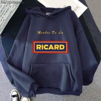 Mens Ricard Hoodies Fashion Oversized Sweatshirt Male Long Sleeve Clothing Harajuku Pullover Streetwear Men Y2k Clothes Size XS-4XL