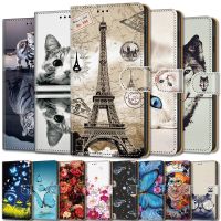 ™ Leather Phone Case For Huawei Honor 10 Lite Case On Honor X10 10i V10 6A 6C 4C X10 Wallet Card Bag Holder Stand Book Flip Cover