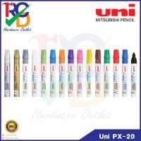 ปากกาเคมี PX-20(L) ปากกา UNI PAINT Marker PX-20 ชนิดหัวกลม เขียนเหล็ก ยาง (1แท่ง)