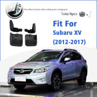 บังโคลนสำหรับ Subaru XV 2012-2017ด้านหน้าด้านหลัง4ชิ้นบังโคลนบังโคลนอุปกรณ์เสริมในรถยนต์อัตโนมัติ Styline สาดยามพิทักษ์