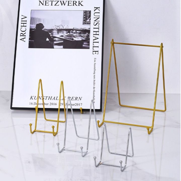 BINDST Metal Frame Holder Iron Display Stand Photo Frame Holder Wire