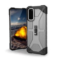 A2ZSHOP Full Protection URBAN ARMOR GEAR UAG Samsung Galaxy S20, Samsung Galaxy S20 FE เคส [หน้าจอ 6.2, 6.7, 6.9 นิ้ว] พลาสม่า [น้ำแข็ง] ขรุขระโปร่งแสงบางเฉียบทหารวางทดส Samsung Galaxy S20, S20 FE