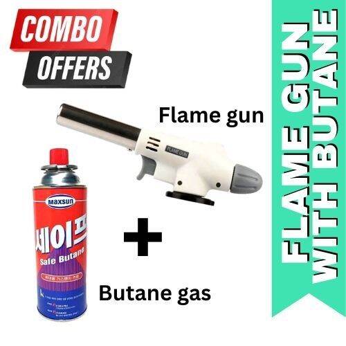 Flame gun with Butane/ Blow torch and Butane Gas Multi Purpose Torch
