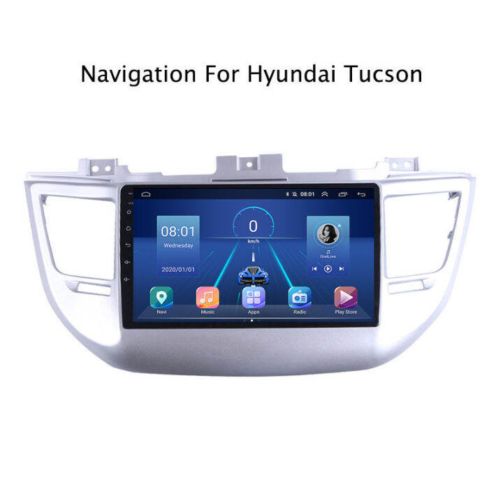 Autoradio Android 2 Din 9" Avec Carplay Sans Fil, Android Auto, GPS, DAB+, 4G, 4Go+64Go - 8 Cœurs, Caméra Recul