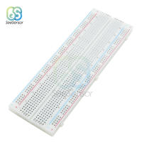 Breadboard 830จุด Solderless Pcb ขนมปัง Mb-102 Mb102ทดสอบพัฒนา Diy