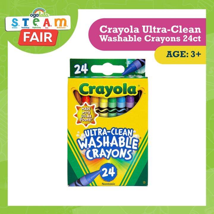 Crayola 24 ct Washable Crayons | Lazada PH