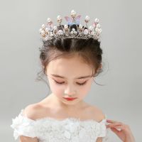 New Party Gift Butterfly Princess Lovely Pearl Crown Children 39;s Hair Ornament Headdress Korean Hair Hoop