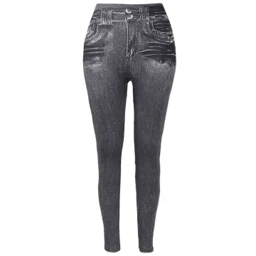 Fleece Lined Jeans Winter High Waist Thermal Jeggings