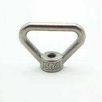 M8 M10 304 Stainless Steel Metric Thread Triangle Ring Nut Marine Lifting Eye Nut Fastener