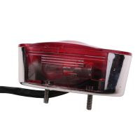 Chrome 12V 15 LED Motorcycle Brake Stop Running Tail Light Rear LED Light Motocross ATV Dirt Bike for Chopper