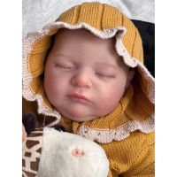 hot！【DT】⊕  NPK 48CM Reborn Dolls  Newborn Baby Soft Lifelike That Real with Pacifier