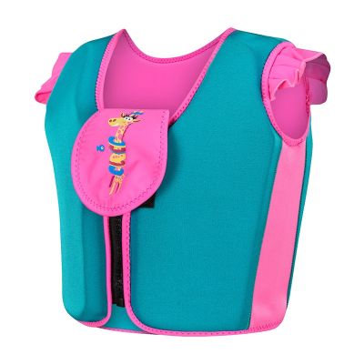 Kids Life Vest Neoprene Jacket  for Toddler Boys Girls Safety Water Sports Swimming Suit Age 1-9 years Pink/Blue  Life Jackets