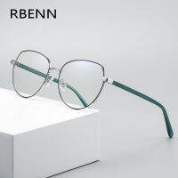 RBENN DESIGN Cat Eye Reading Glasses Women Metal Frame Blue Light Blocking Reader for Female +0.5 0.75 1.25 1.75 2.25 2.75 5.0