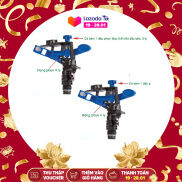 HCMBộ 02 Béc tưới phun cánh đập chỉnh góc ren ngoài 21mm tặng kèm đầu phun