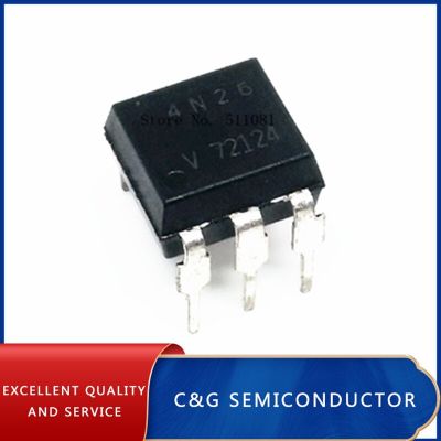 50PCS 4N26 DIP6 Transistor Output Vanxy Aptocouplers Phototransistor Out WATTY Electronics